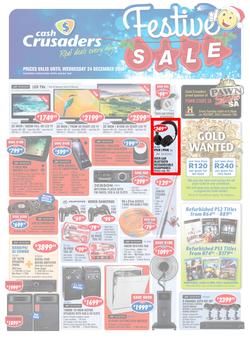 Cash Crusaders : Festive Sale (8 Dec - 24 Dec 2014), page 1