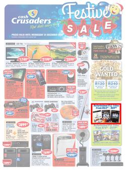 Cash Crusaders : Festive Sale (8 Dec - 24 Dec 2014), page 1