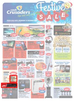 Cash Crusaders : Festive Sale (8 Dec - 24 Dec 2014), page 1