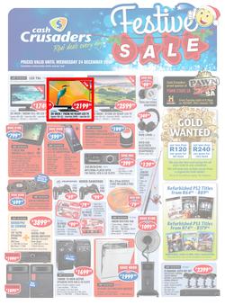 Cash Crusaders : Festive Sale (8 Dec - 24 Dec 2014), page 1