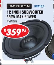 Dixon 12 inch discount subwoofer