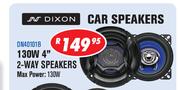 Dixon 130W 4" 2-Way Speakers(DN40101B)