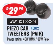 Dixon Piezo Car Tweeters(Pair)