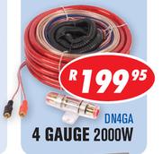 Dixon Amplifier Installation Kit 4 Gauge 2000W(DN4GA)