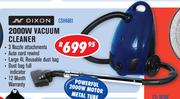 Dixon 2000W Vacuum Cleaner-CSH4801