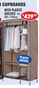 Multifunction Cupboards With Plastic Shelves-900x1750mm B90