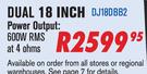Dixon Bass Bin Dual Speakers 18" DJ18DBB2