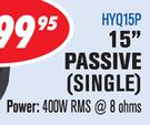 DXN PRO DJ 15" Passive(Single) Speaker HYQ15P