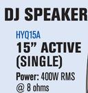 DXN PRO DJ 15" Active(Single) Speaker HYQ15A