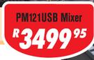 Dixon 12 Channel Stereo Table Top Mixer PM121USB