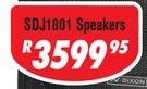 Dixon 18" DJ/PA Speakers(Pair) SDJ1801
