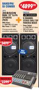 Jebson Dual 15" DJ/PA Speakers(Pair) JB215