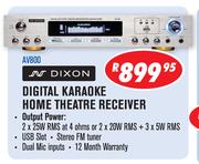Dixon Digital Karaoke Home Theatre Receiver