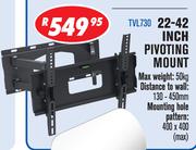 22-42 Inch Pivoting Mount TV Bracket TVL730