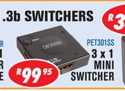 Dixon HDMI 1.3b 3 x 1 Switcher