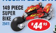Ausini Educational Building Sets 149 Piece Super Bike