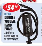 Double Volume Hand Pump ET-108