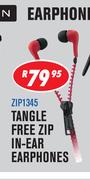 Dixon Tangle Free Zip In-Ear Earphones ZIP1345