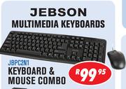 Jebson Multimedia Keyboard & Mouse Combo JBPC2N1