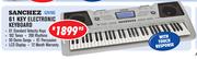 Sanchez 61 Key Electronic Keyboard SZ6110C