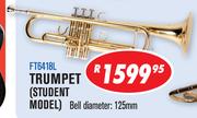 Sanchez Quality Brass Instruments(With case) Trumpet(Student Model) FT6418L