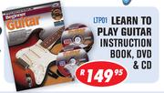 Sanchez Learn To Play Guitar Instruction Book,DVD & CD LTP01