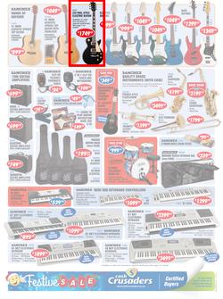 electric guitar price at cash crusaders