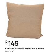 Cushion Tweedle Ran 60cm x 60cm