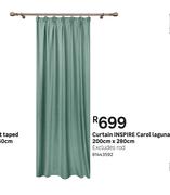 Inspire Carol Laguna Curtain 200cm x 280cm