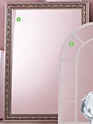 Victorian Ornate Framed Mirror 