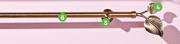 Inspire Neo Antique Brass Leaf Final Dia 2cm 2 Piece