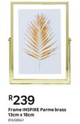 Inspire Parme Brass Frame 13cm x 18cm