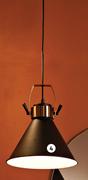 Ceiling Pendant Cone Black & Gold