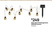Inspire Kamina 10 Bulb Garland Solar Deco