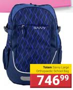 Totem Savvy Large Orthopedic School Bag
