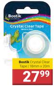 Bostik Crystal Clear Tape-18mm x 20m
