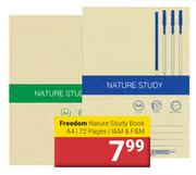 Freedom Nature Study Book A4/72 Pages/I&M & F&M