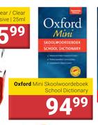 Oxford Mini Skoolwoordeboek School Dictionary