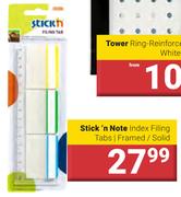 Stick n Note Index Filling Tabs Framed Solid