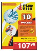 Flip File A2 Pocket 10/20 Pocket