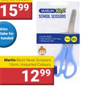 Marlin Blunt Nose Scissors 13cm Assorted Colours