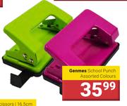 Genmes School Punch Assorted Colours