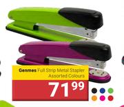 Genmes Full Strip Metal Stapler Assorted Colours
