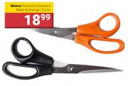 Meeco Economy Scissors Black & Orange 21cm