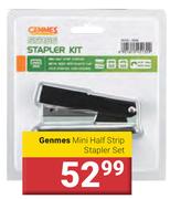 Gemnes Mini Half Strip Stapler Set
