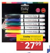 Croxley Whiteboard Markers 4/6/10 Pack
