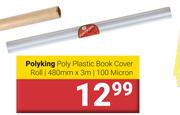 Polyking Poly Plastic Book Cover Roll 480mm x 3m / 100 Micron