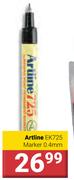 Artline EK725 Marker 0.4mm