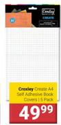 Croxley Crete A4 Self Adhesive Book Covers 5 Pack