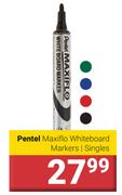 Pentel Maxiflo Whiteboard Markers Singles